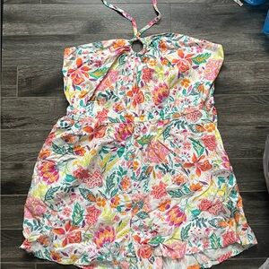 Old Navy Floral Halter Romper